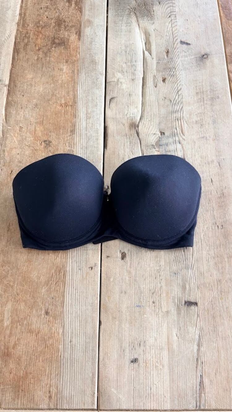 SOMA Black 34DDD Embraceable Strapless Bra
